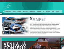 Tablet Screenshot of anpet.org.br